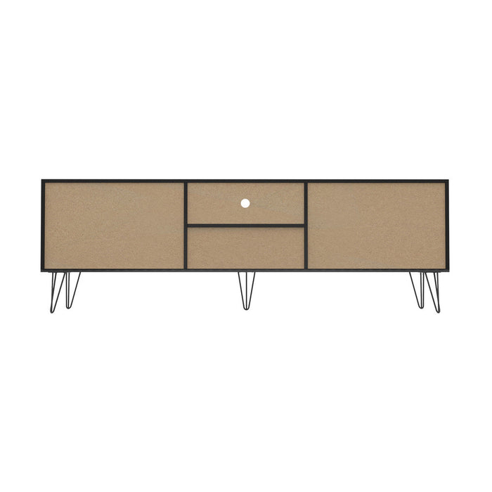 Polizano 180cm Wooden TV Cabinet Entertainment Unit | Modern TV Unit with Storage and Sliding Door | 2 Colours