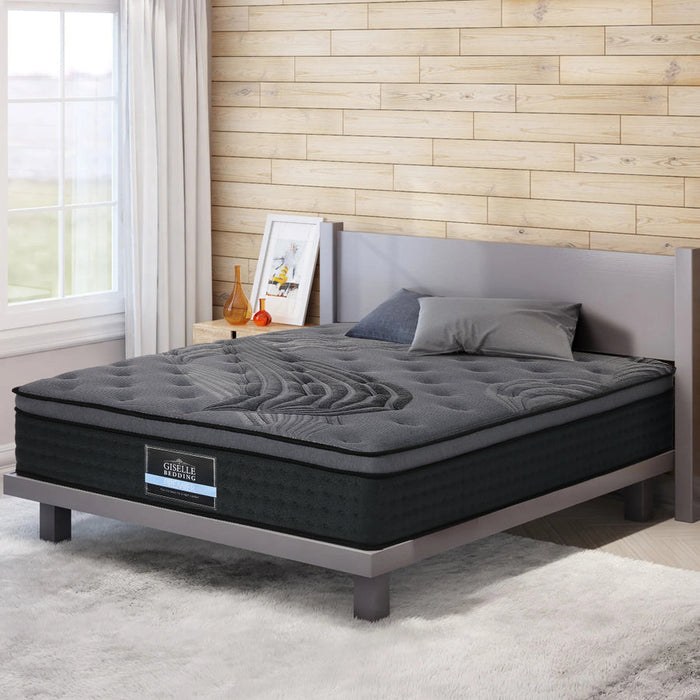 Allure Bamboo Charcoal 5 Zone Plush Medium Firm 34cm Mattress in King