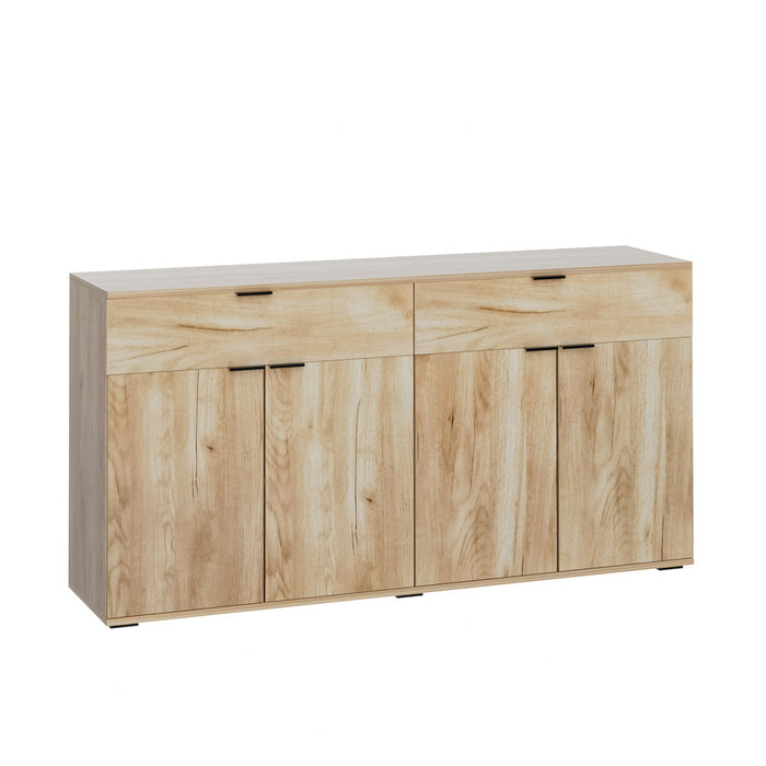 Murano High Gloss 4 Drawer Buffet | Modern Sideboard Glossy Storage Unit | 3 Finishes