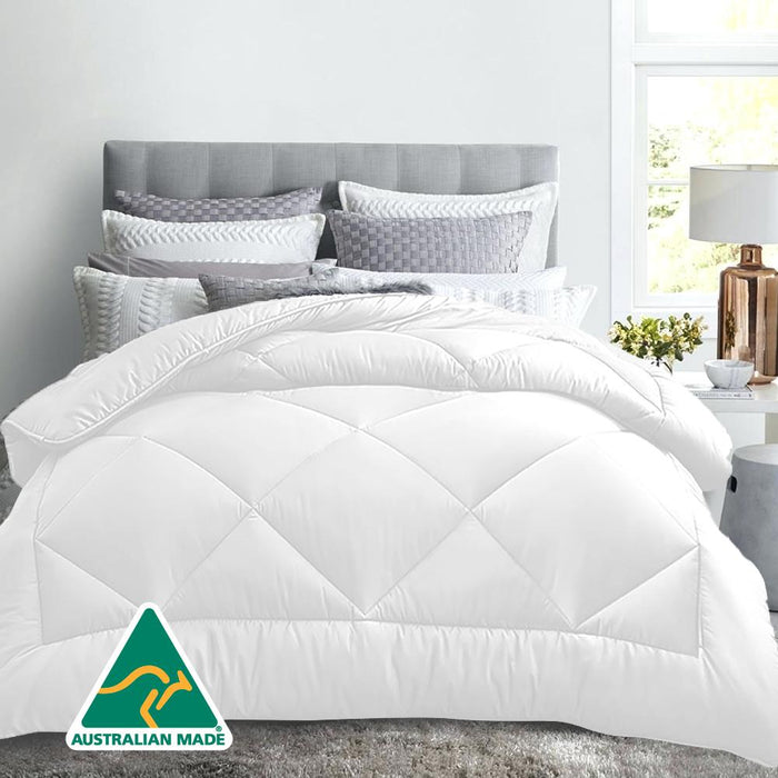 Super Cooling High Quality Australian Made Soft Bamboo Blend 400GSM Quilt | All Season Perfect Doona | 6 Sizes