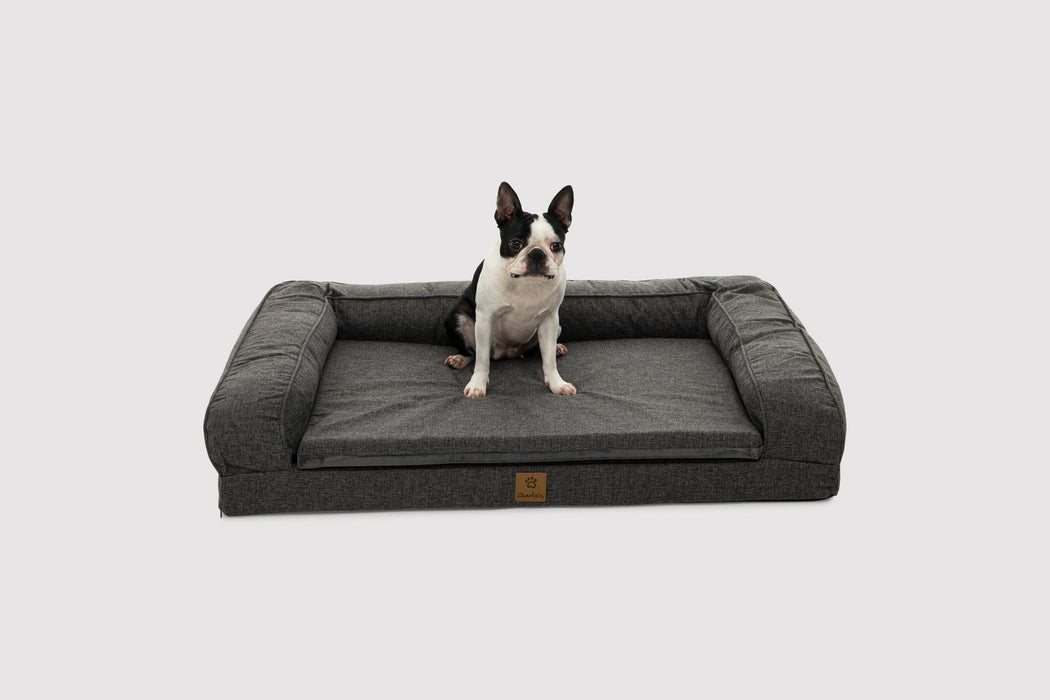 Charlies Pets Faux Linen Pet Sofa Bed