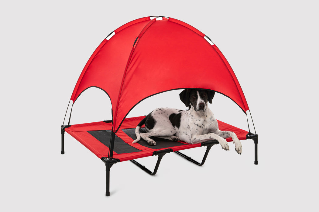 Ruff Dog Elevated Pet Bed With Tent