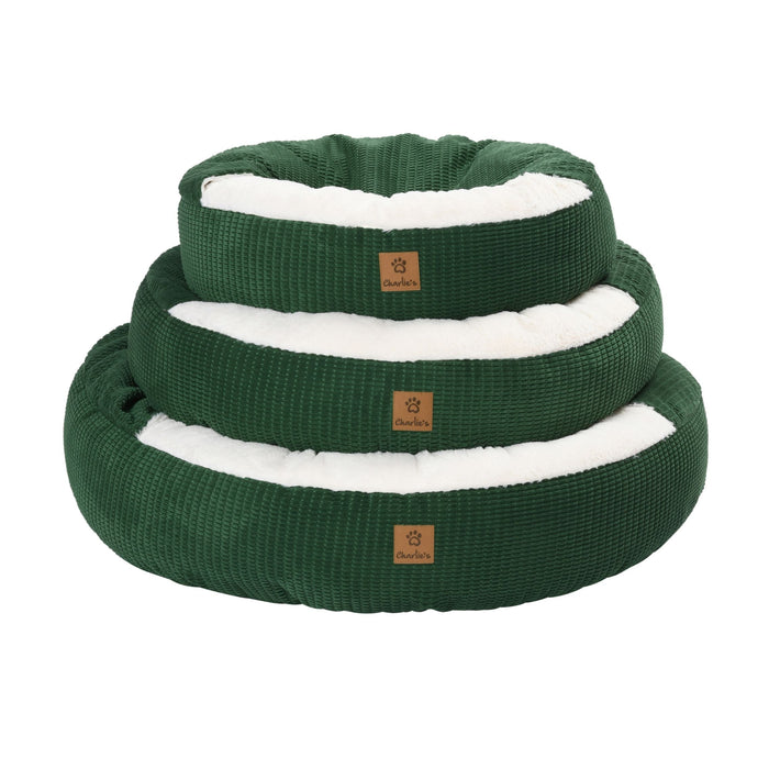 Snookie Hooded Pet Bed in Corncob - Eden Green