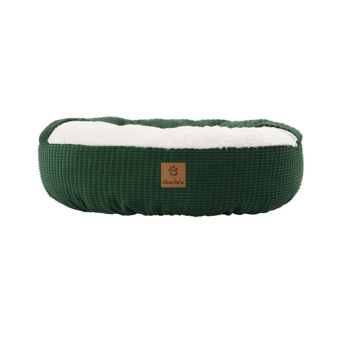 Snookie Hooded Pet Bed in Corncob - Eden Green