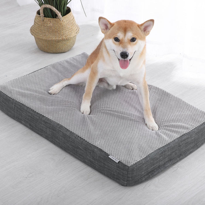 Ruff Dog Faux Linen Universal Pet Mattress in 3 Sizes