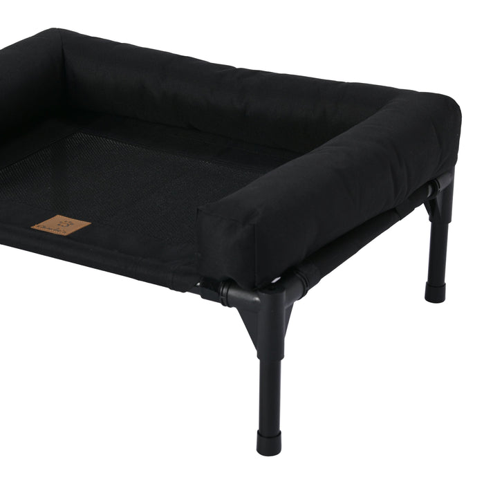 Trampoline Bolster Sofa Pet Bed Black