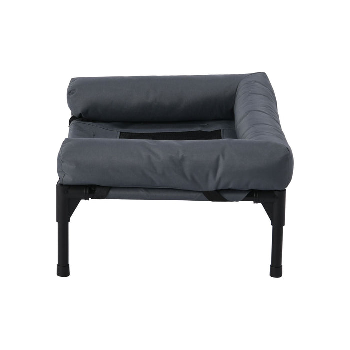 Trampoline Bolster Sofa Pet Bed Grey