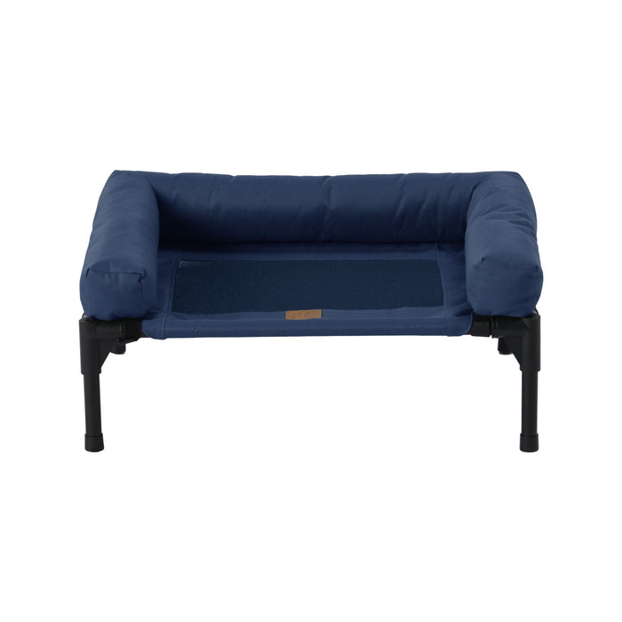 Trampoline Bolster Sofa Pet Bed Blue