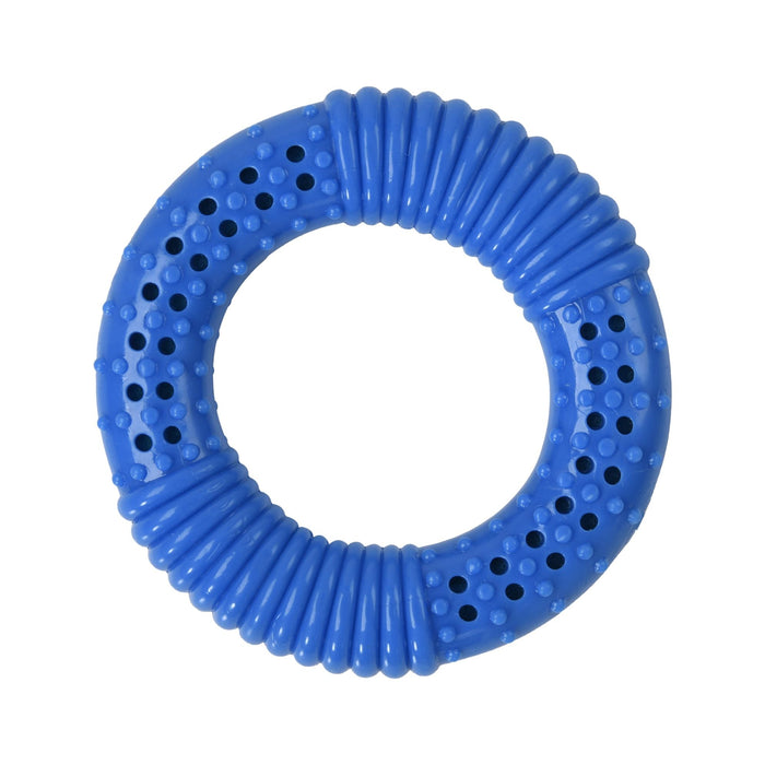 Ruff Dog Thirst-Quencher Donut Toy Blue 10.5cm