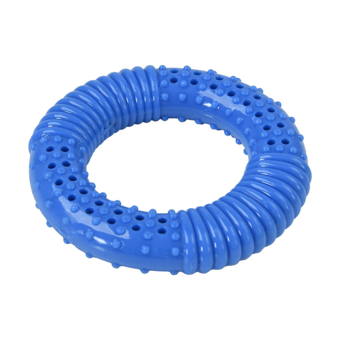 Ruff Dog Thirst-Quencher Donut Toy Blue 10.5cm