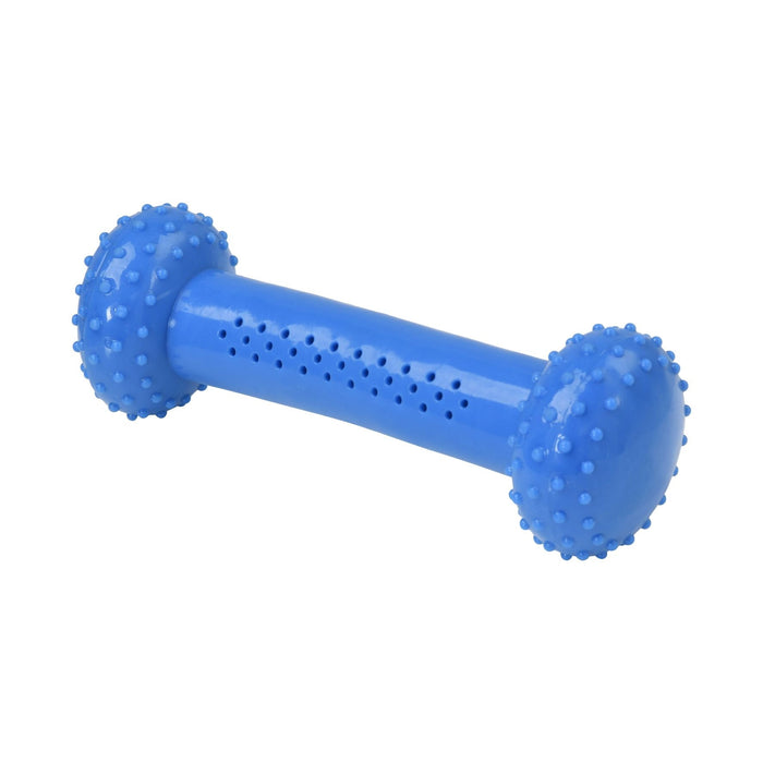 Ruff Dog Thirst-Quencher Cooling Dumbbell Toy Blue 16x5.3x5.3cm