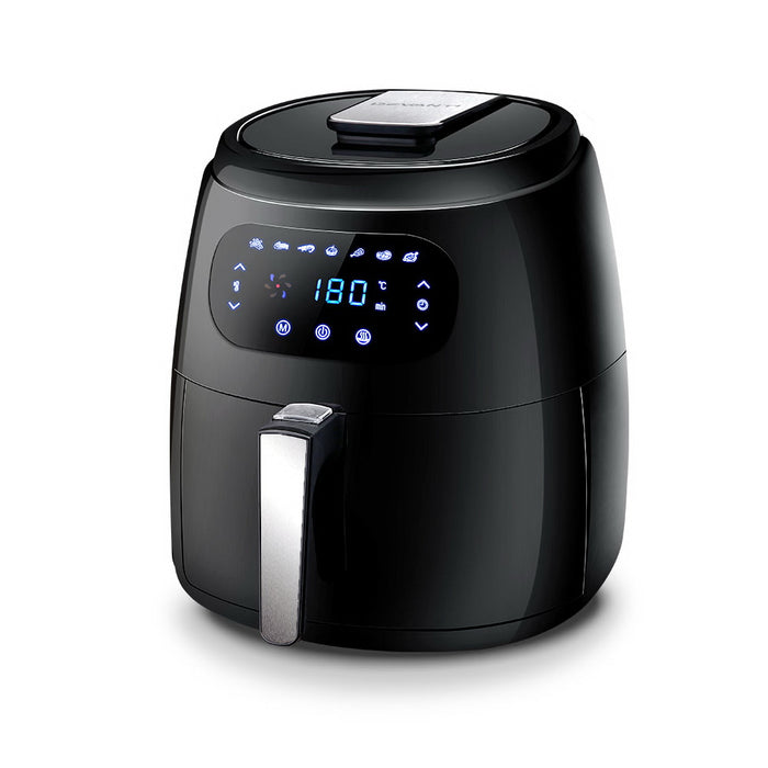 Premum LCD 8.5L Oil Free Air Fryer with Accessories | 1800W All In One Bake Grill Fry Machine