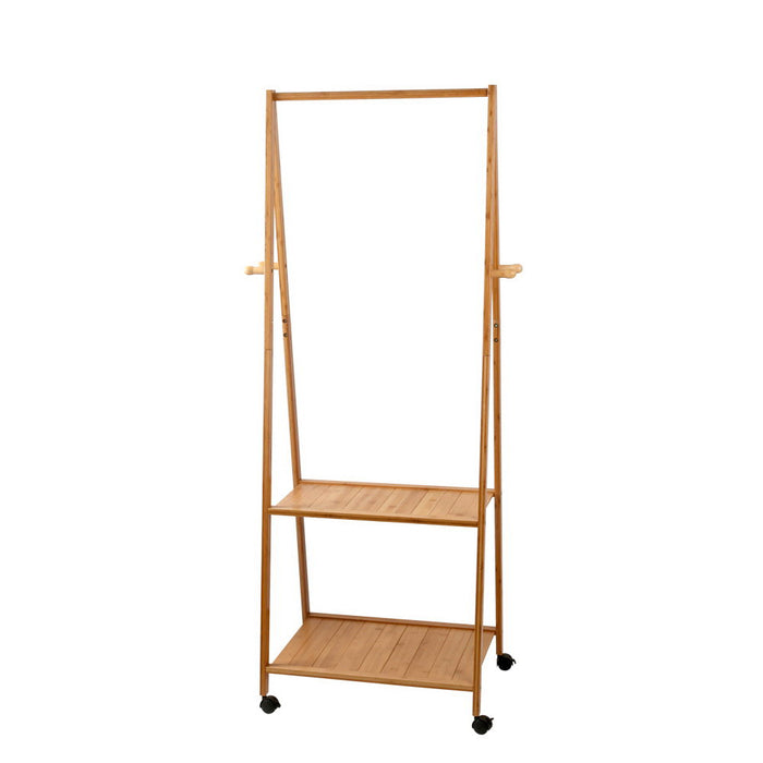 Bliss Bamboo Aero 2 Tier Clothes Storage Rack | Portable Airer and Apparel Hanging Rack