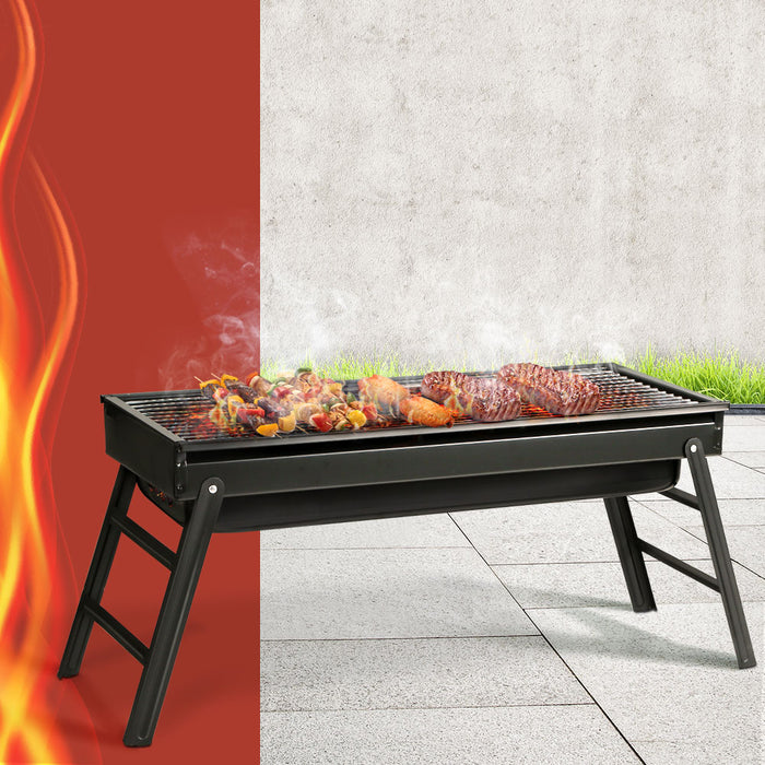 Foldable Camping Charcoal BBQ Grill | Portable Outdoor BBQ