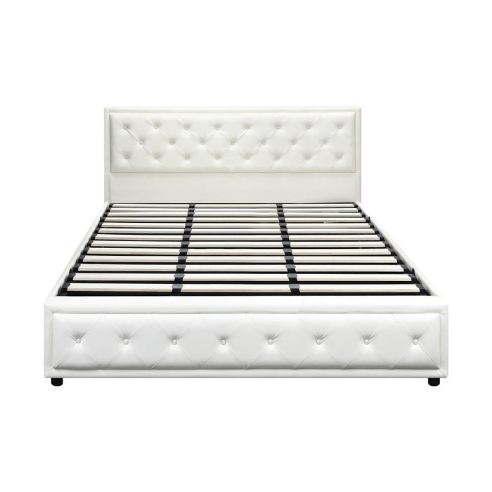 Fiori Luxury Gas Lift Storage Bed | Premium Sturdy Modern Storage Bed in 4 Sizes - 3 Colours