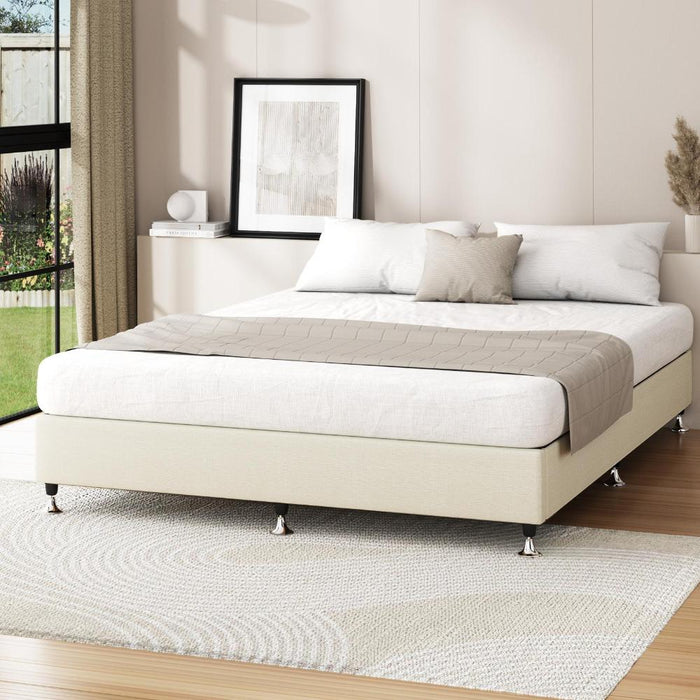 Vienna Luxe Fabric Platform Bed Base |Verstaile Modern Sleek Fabric Bed Base | 5 Sizes - 2 Colours