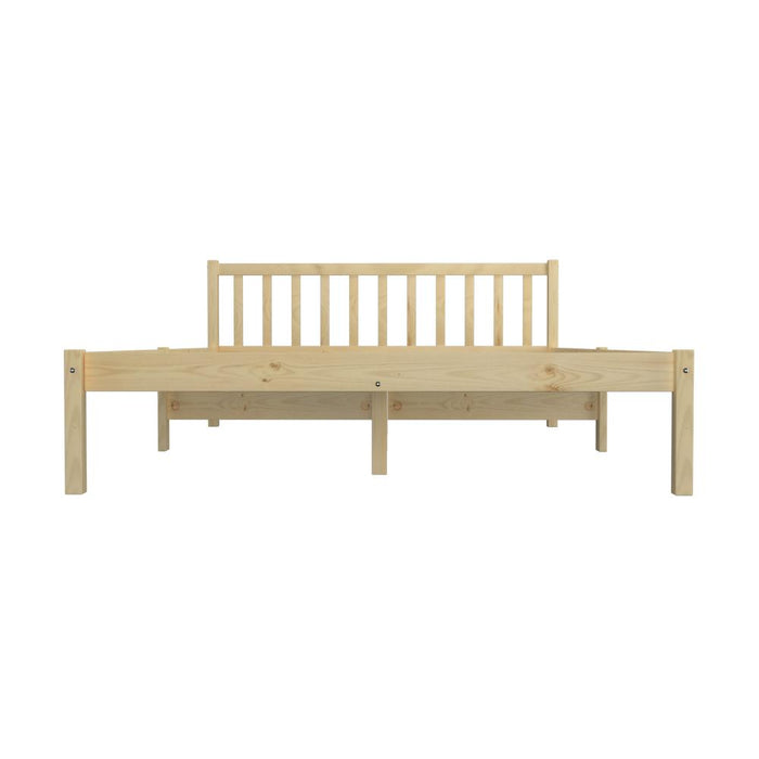 Milano High Quality Wooden Timber Platform Bed in Double Size | Easy Assembly Modern Bed