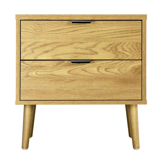 Leo Modern Bedside Table | Stylish Nightstand Cabinet by Oikiture