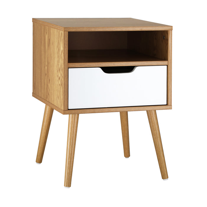 Carlo Modern Bedside Table | Stylish Nightstand Cabinet by Oikiture