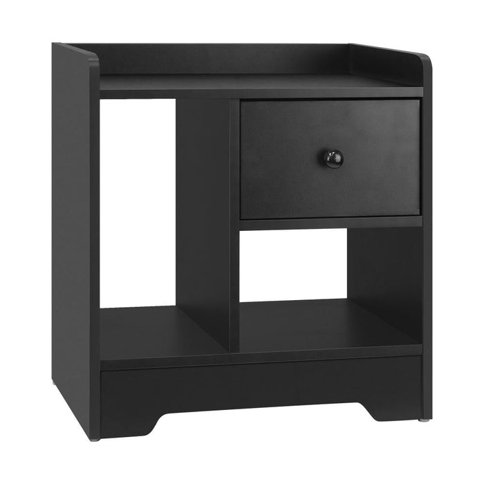 Junos Multi Storage Modern Bedside Table | Sleek Versatile Nightstand Table in 3 Colours