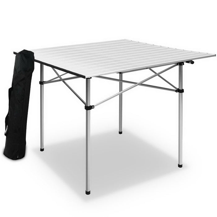 Quick Easy Portable Roll Up Folding Camping Table