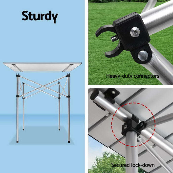 Quick Easy Portable Roll Up Folding Camping Table