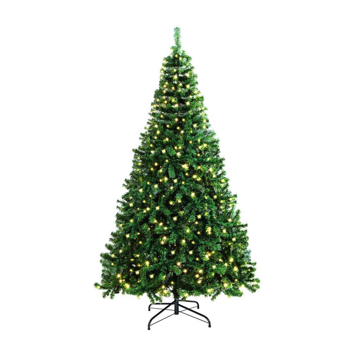 Ultimate Deluxe Sierro LED Christmas Trees | Green Pine Cones Snow LED Xmas Trees | 3 Sizes - 4 Designs