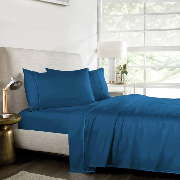 1000TC 100% Pure Egyptian Cotton Premium Sheet Set | 2 Sizes - 5 Colours