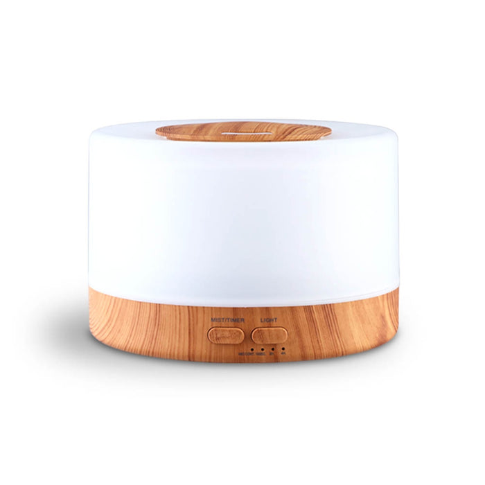 Modern 4 in 1 Wood 7 LED Light Large 500ml Aroma Diffuser With Remote Control