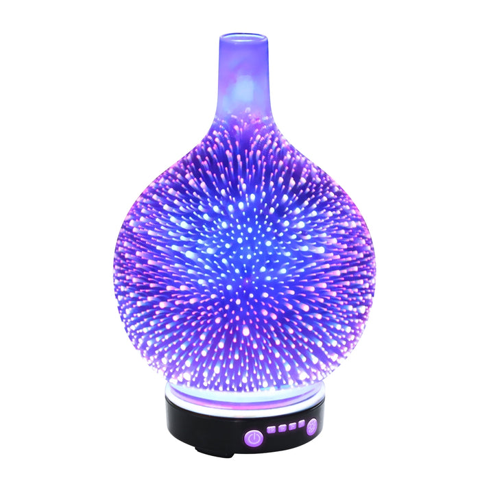 3D LED 7 Light 100ml Aroma Diffuser Humidifier | Compact Night Light Aromatherapy