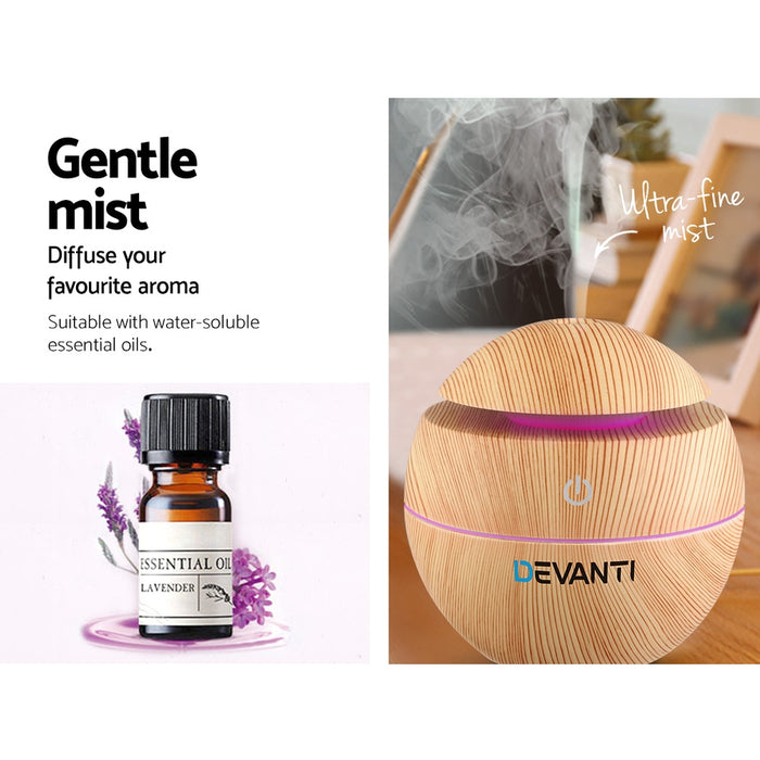 On The Go 4 in 1 LED 130ml Aroma Diffuser And Humidifer | Air Purifer Cleaner