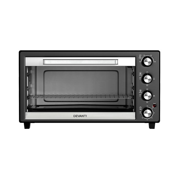 Ultimate 45L Convection Oven with Accessories | All In One Bake Grill Toast Cook and Fry Rotisserie