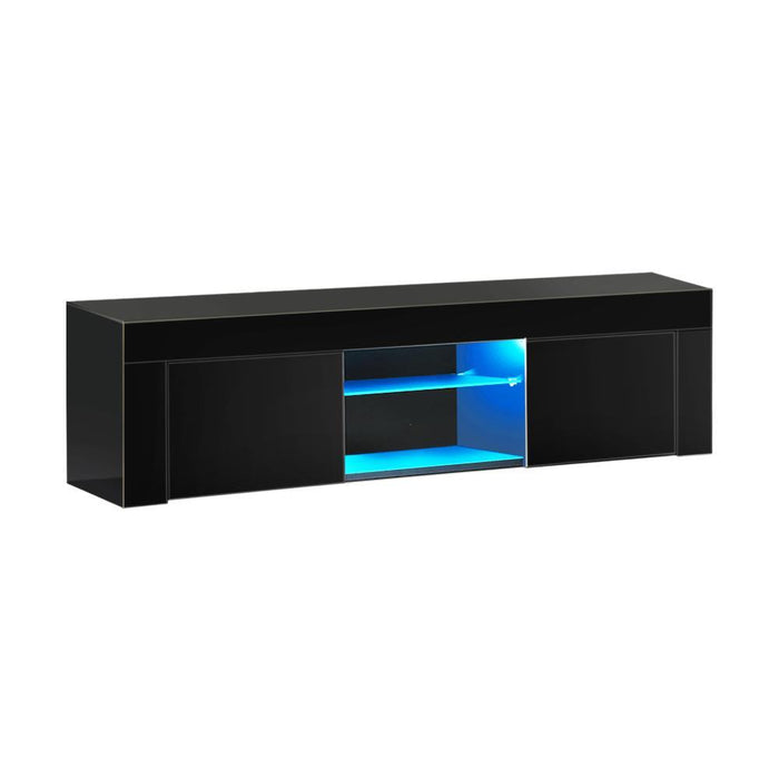 Sansi LED 16 Light TV Cabinet 130cm Entertainment Unit | Hi Gloss TV Unit Stand | 2 Colours