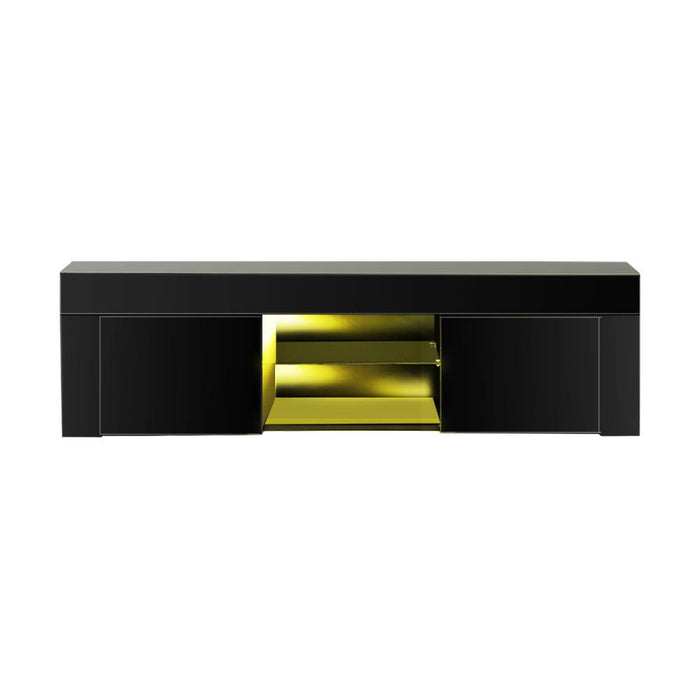 Sansi LED 16 Light TV Cabinet 130cm Entertainment Unit | Hi Gloss TV Unit Stand | 2 Colours