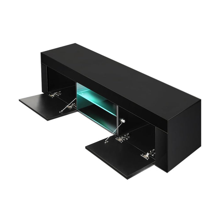 Sansi LED 16 Light TV Cabinet 130cm Entertainment Unit | Hi Gloss TV Unit Stand | 2 Colours