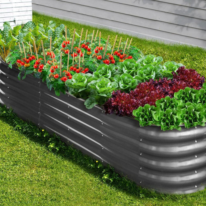 Premium Raised Garden Beds in Various Sizes | Galvanised Steel Planter Garden Beds by Livsip