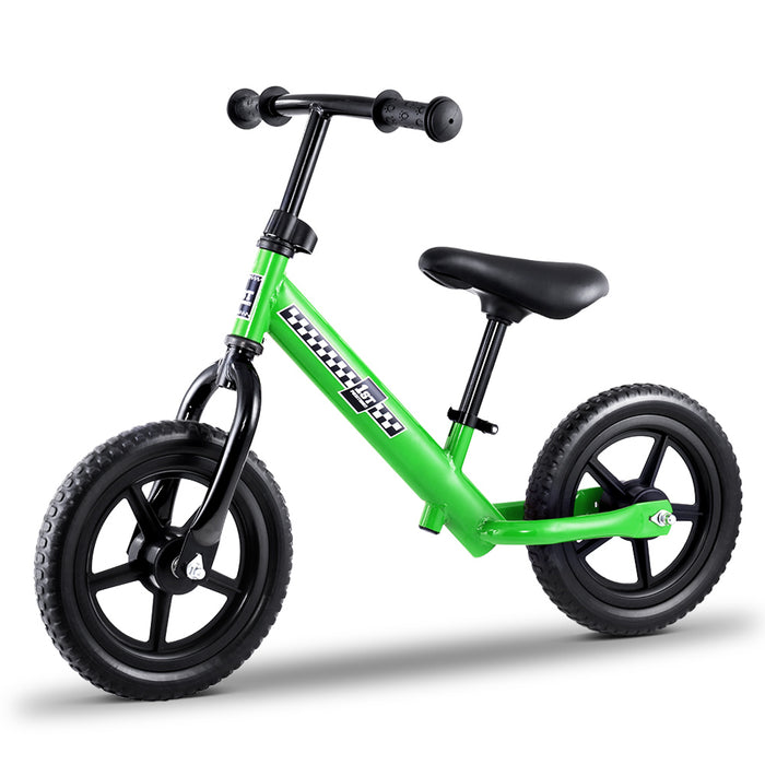 Funzee First Ride Kids Balance Bike | Toddler Learn To Ride Bike in Green