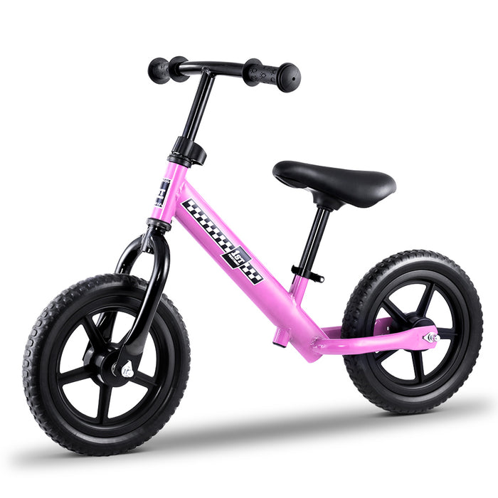 Funzee First Ride Kids Balance Bike | Toddler Learn To Ride Bike in Pink