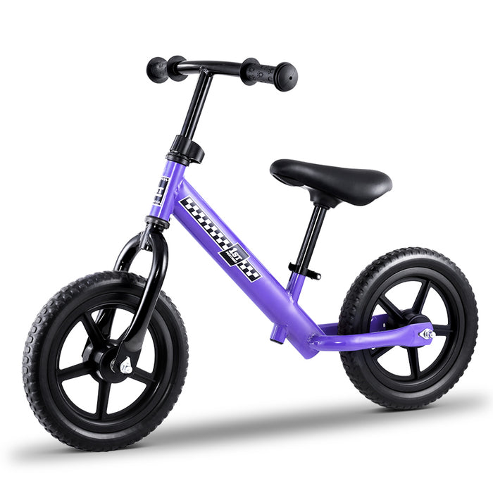 Funzee First Ride Kids Balance Bike | Toddler Learn To Ride Bike in Purple