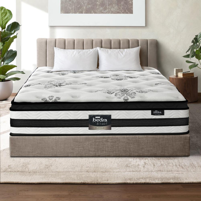 7 Zone Super Cool Gel Memory Foam Premium Mattress | 6 Turn Shock Absorbing Coil Support Medium firm Hypo Allergenic Matrress | 5 Sizes