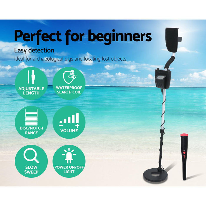 Ultra Pro LCD Pinpointer 6.5kHz Pro Comfort Metal Detector | Up to 25cm Deep Sensitive Searching and Detection