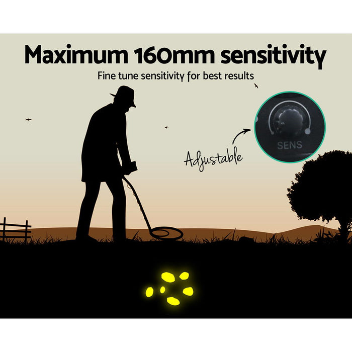 LED Pinpointer 6.5kHz Metal Detector | Up to 16cm Deep Sensitive Searching and Detection