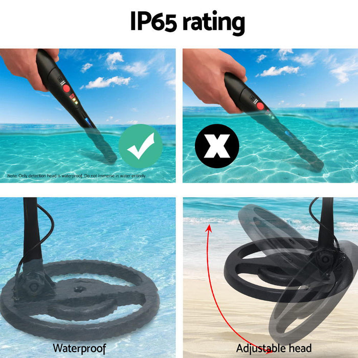 LED Pinpointer 6.5kHz Metal Detector | Up to 16cm Deep Sensitive Searching and Detection