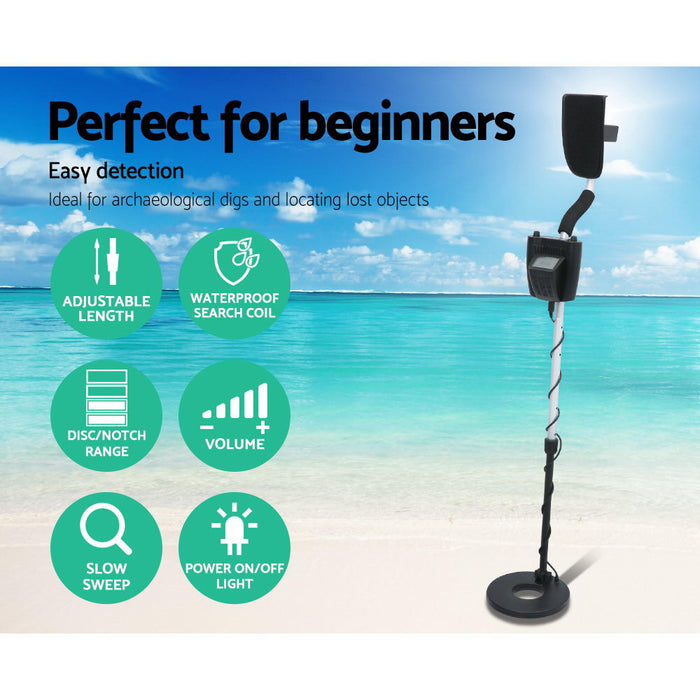 6 Target Ultra Sensitive 6.5kHz LCD Metal Detector Set | Up To 25cm Sensitivity Detection