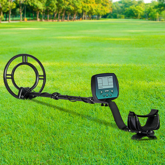 9 Target Zone Pro LCD 7.7kHz Metal Detector | Deep Sensitive Waterproof Up To 24cm Detection