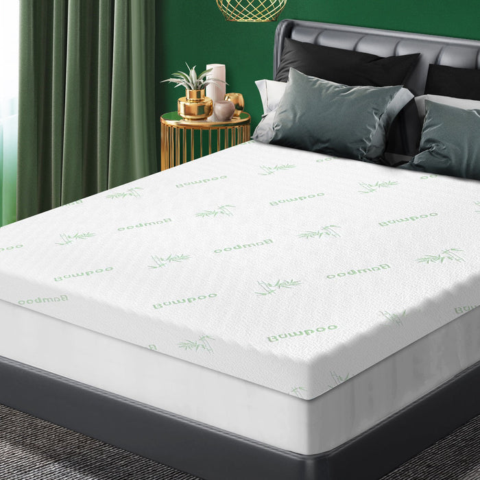 7 Zone Premium Bamboo GEL Memory Foam 8cm Mattress Topper | Summer Cooling Memory Foam Topper