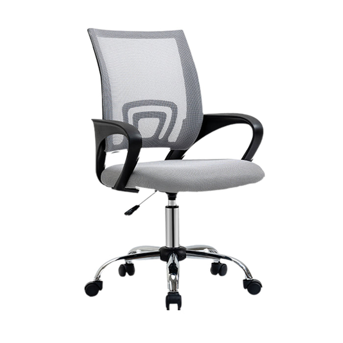 Milano Deluxe Mesh Office Computer Chair in Grey by Oikiture