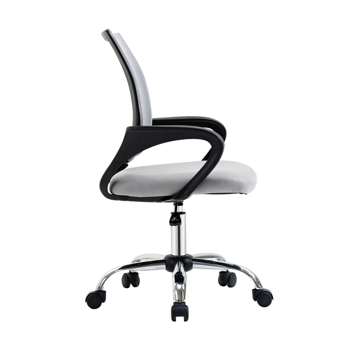 Milano Deluxe Mesh Office Computer Chair in Grey by Oikiture