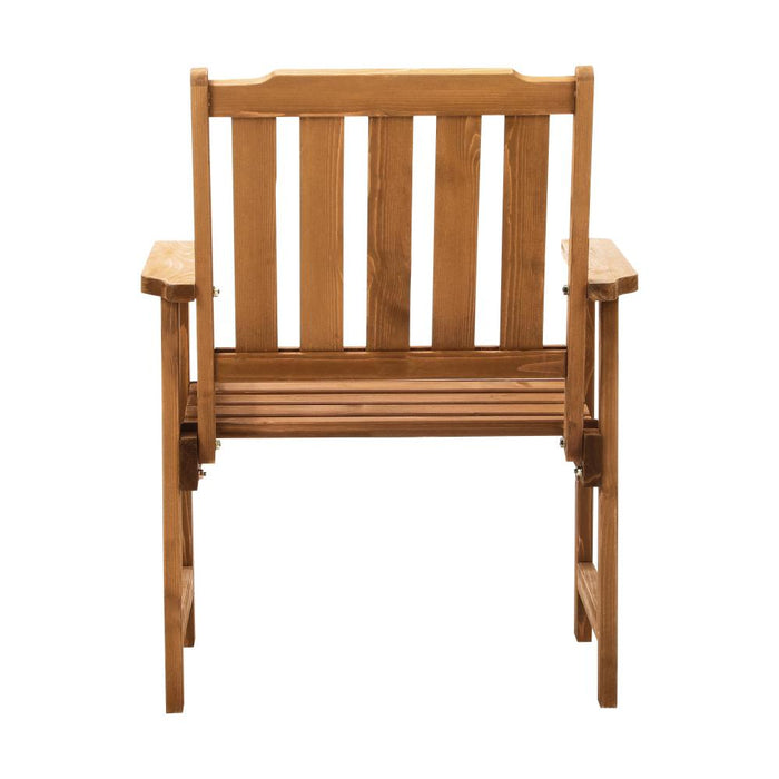 Tatiana Luxe Hi Quality Outdoor Wooden Chairs | Patio Garden High Back Chairs in 2 Finishes