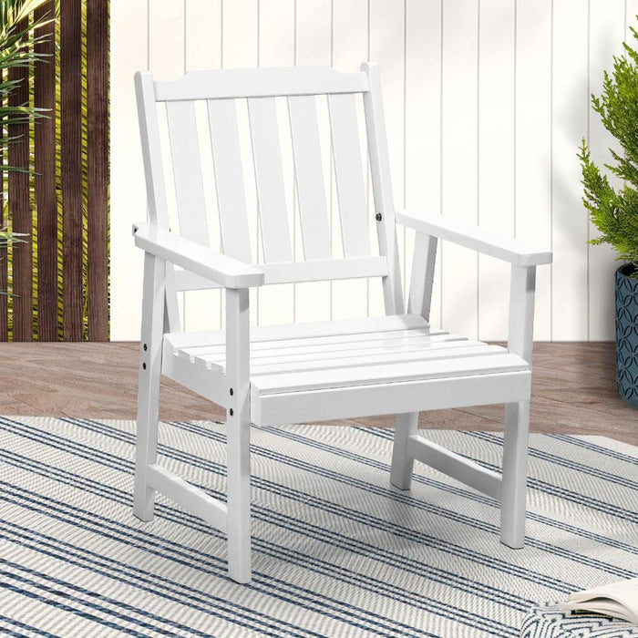 Tatiana Luxe Hi Quality Outdoor Wooden Chairs | Patio Garden High Back Chairs in 2 Finishes